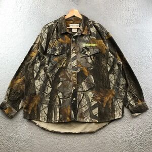 Whitewater Outdoor Apparel 2XL Camouflage Button‎ Up Long Sleeve Shirt